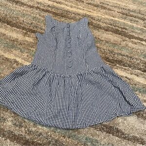 Wild Fable Black and White Gingham Kids Dress